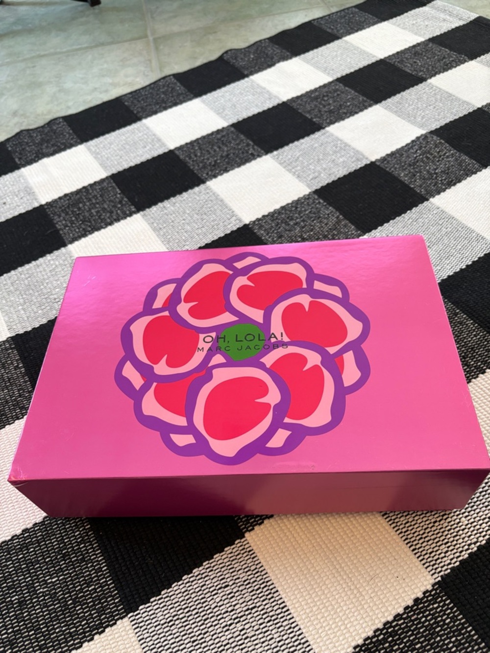 Marc Jacobs Pink Floral Decorative Storage Box
